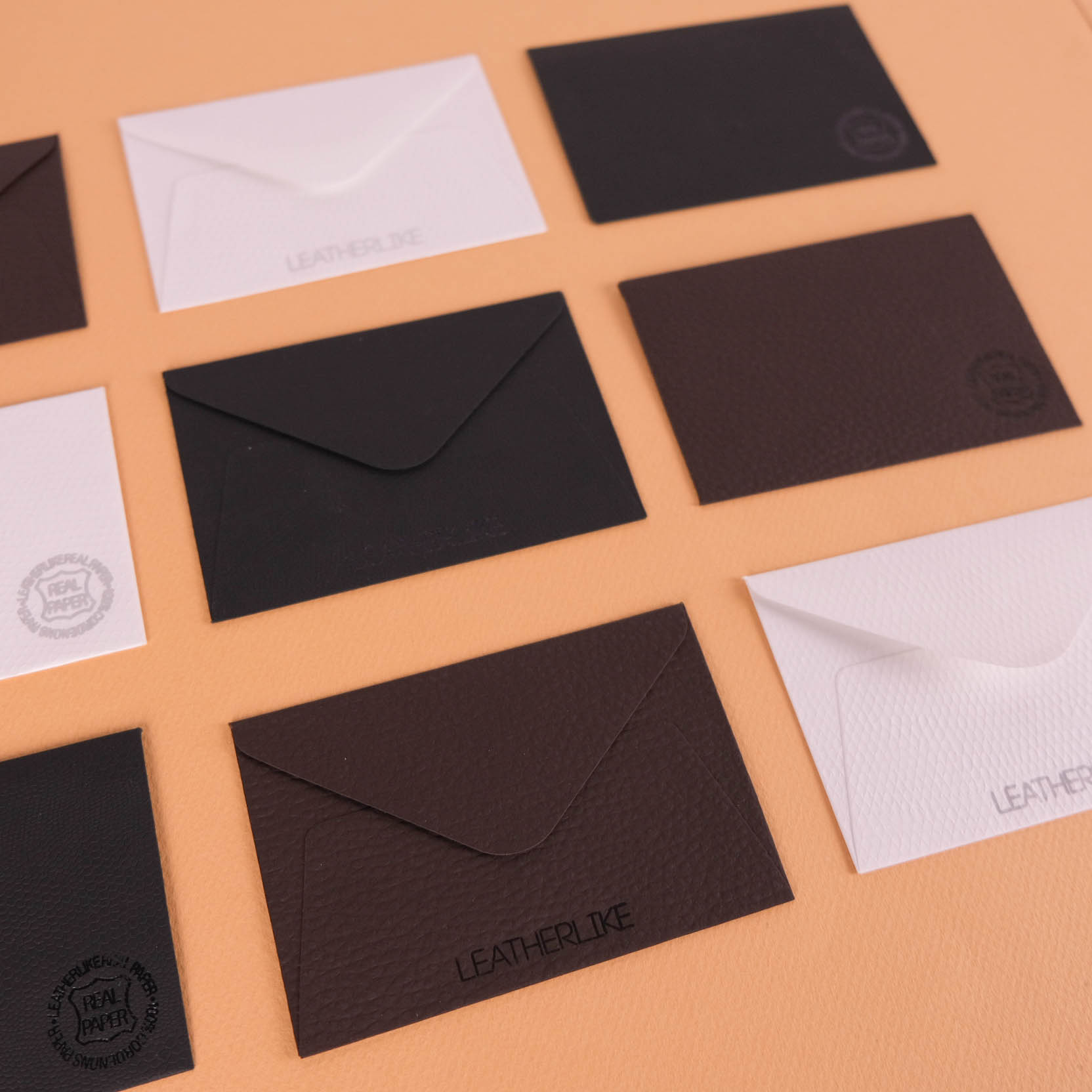 Leatherlike - Classic Black Paper, Fine Papers