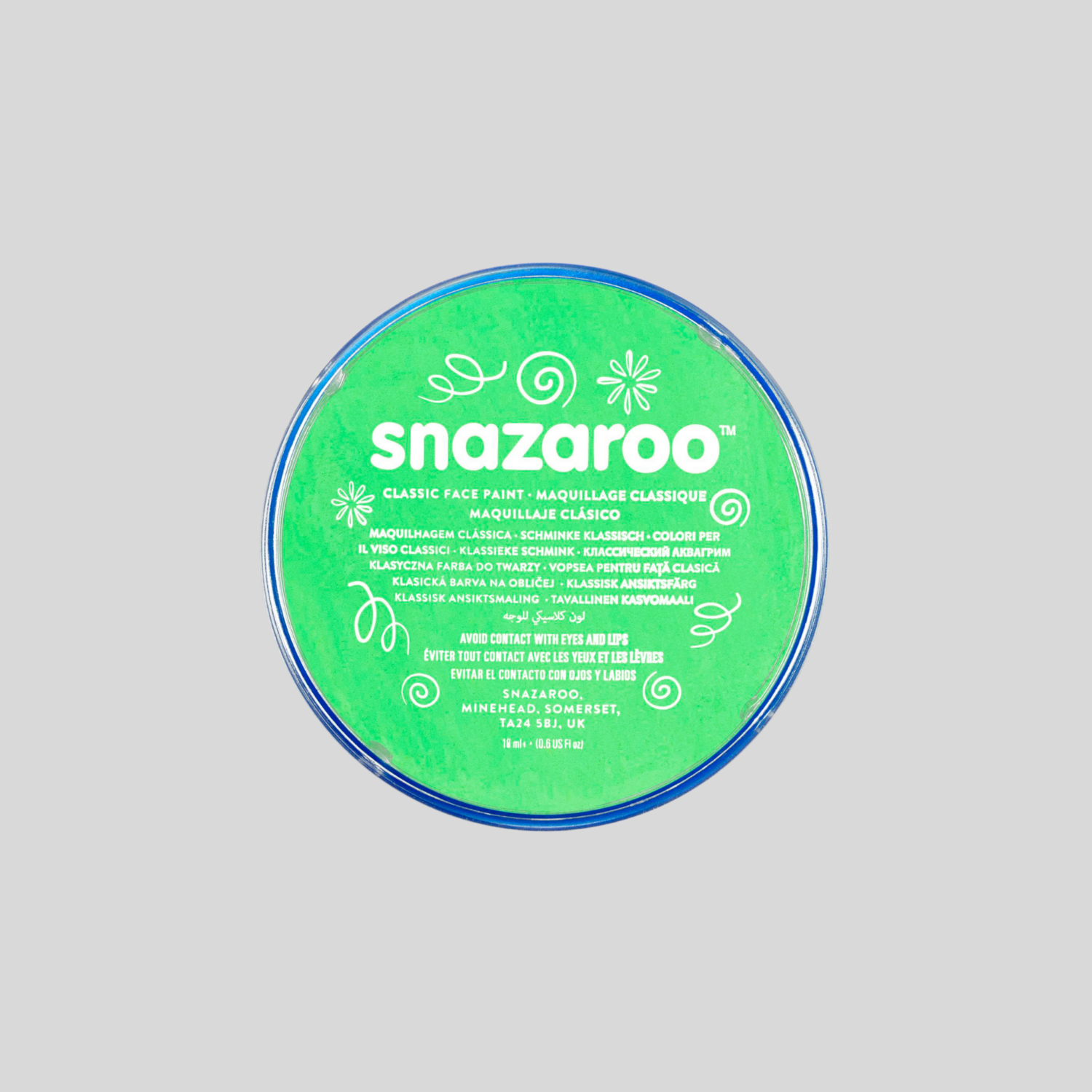 Snazaroo Classic Face Paint, 18ml, Dark Green
