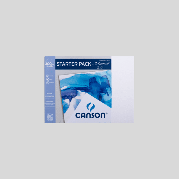 Canson Starter Pack Montval 300g 9x12 5sh