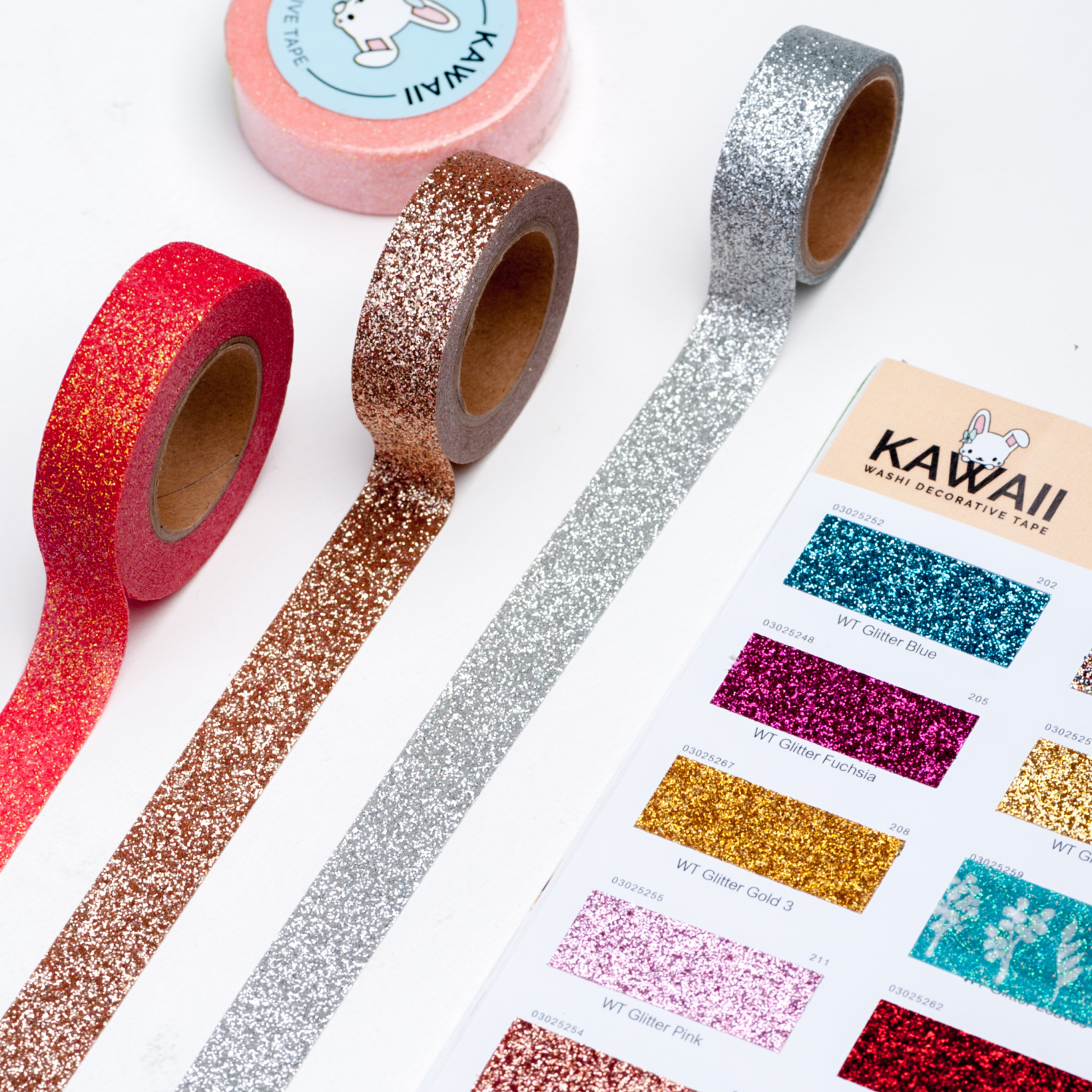 KAWAII Washi Decorative Tape Glitter