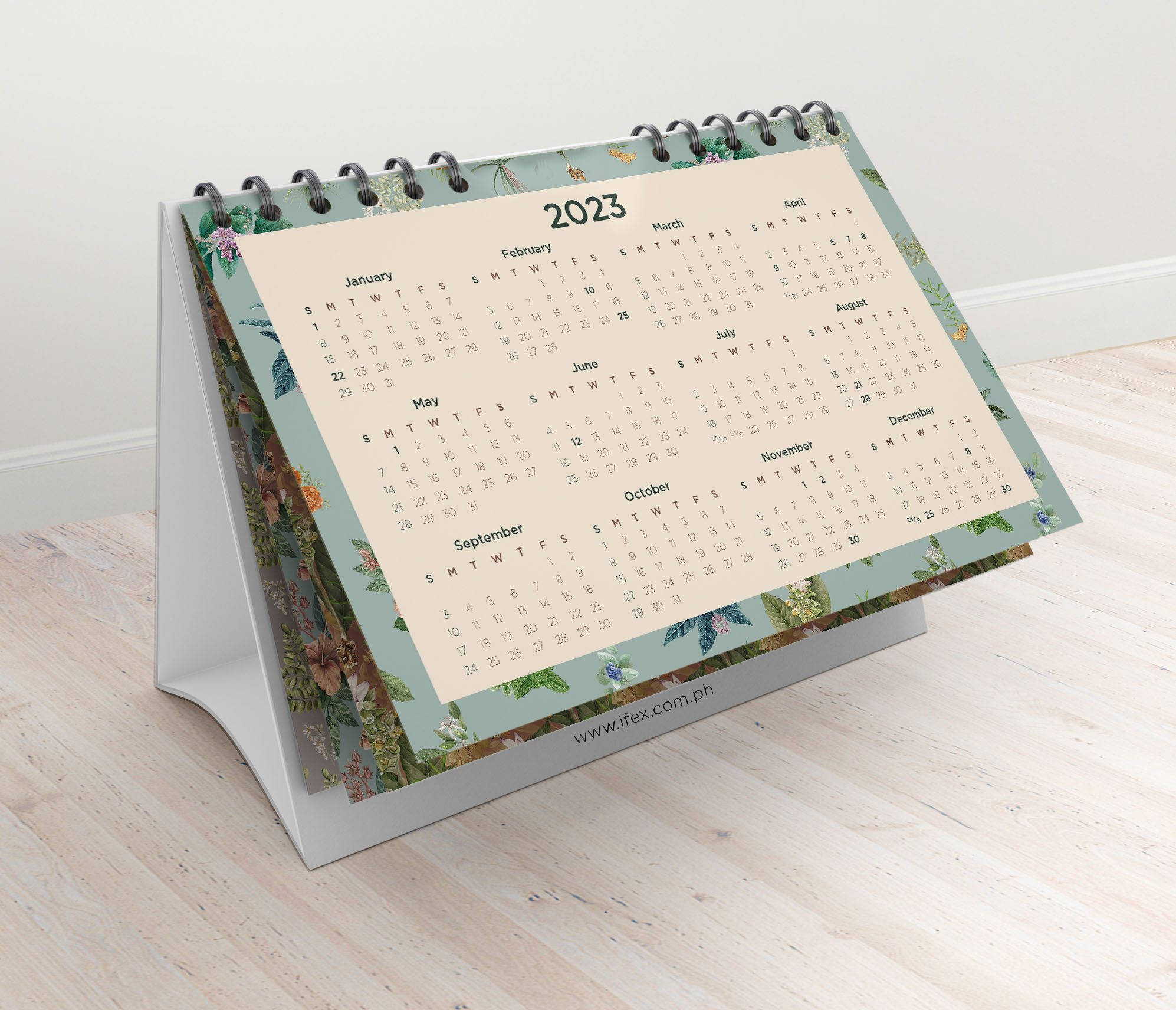 ifex-2023-desk-calendar-at-your-own-pace-5-25-x-8-25