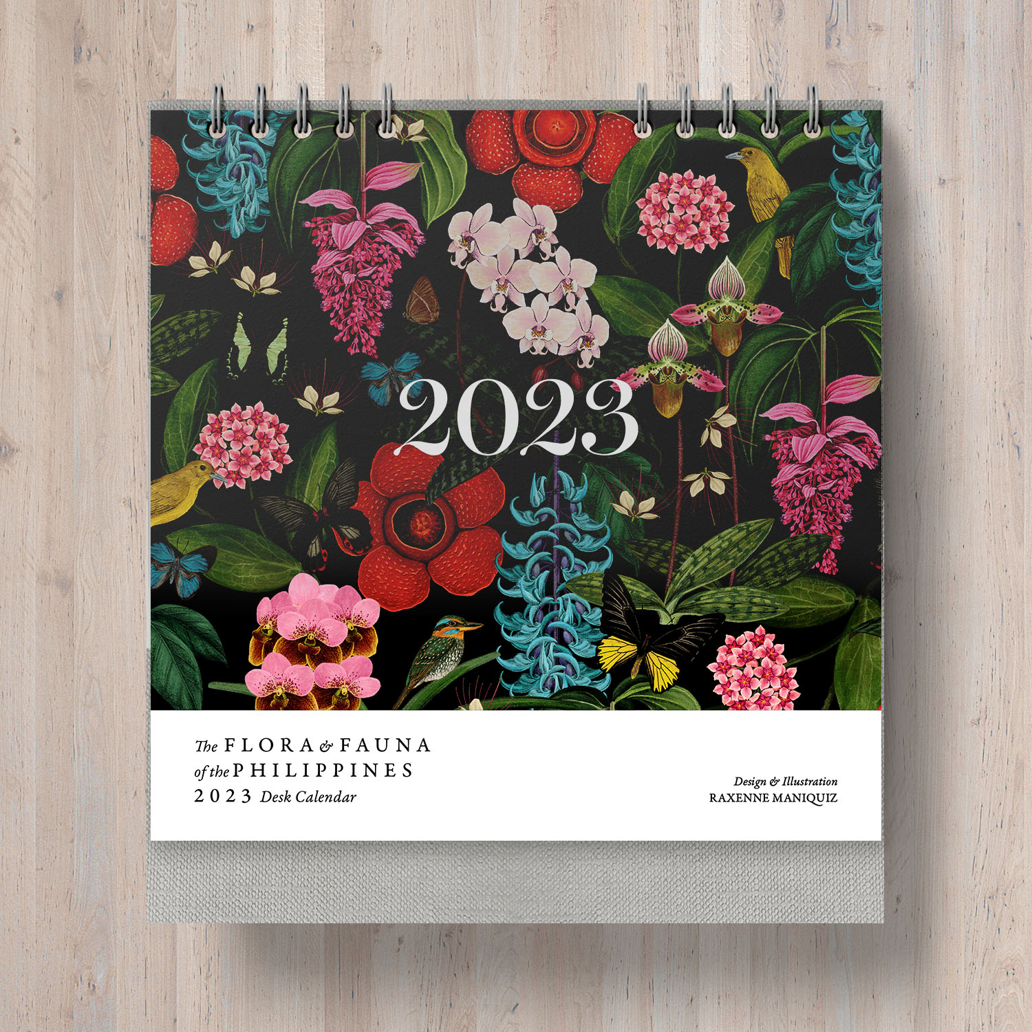 IFEX - 2023 Desk Calendar The Flora & Fauna of the Philippines 7" x 7"
